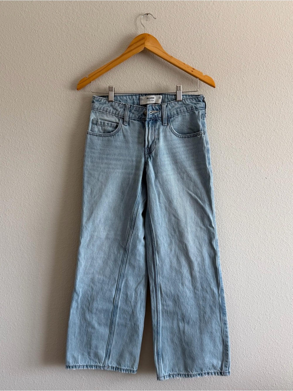 Hollister Light Blue Wide Leg Women's Jeans